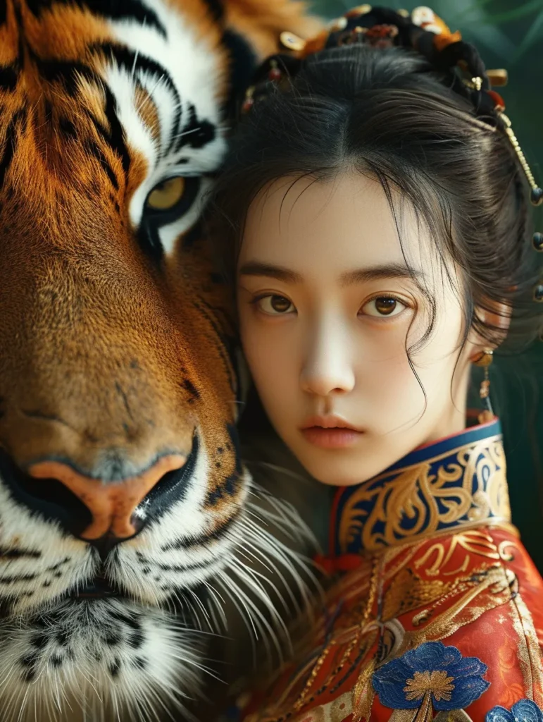 Chinese Zodiac Tiger Dress 